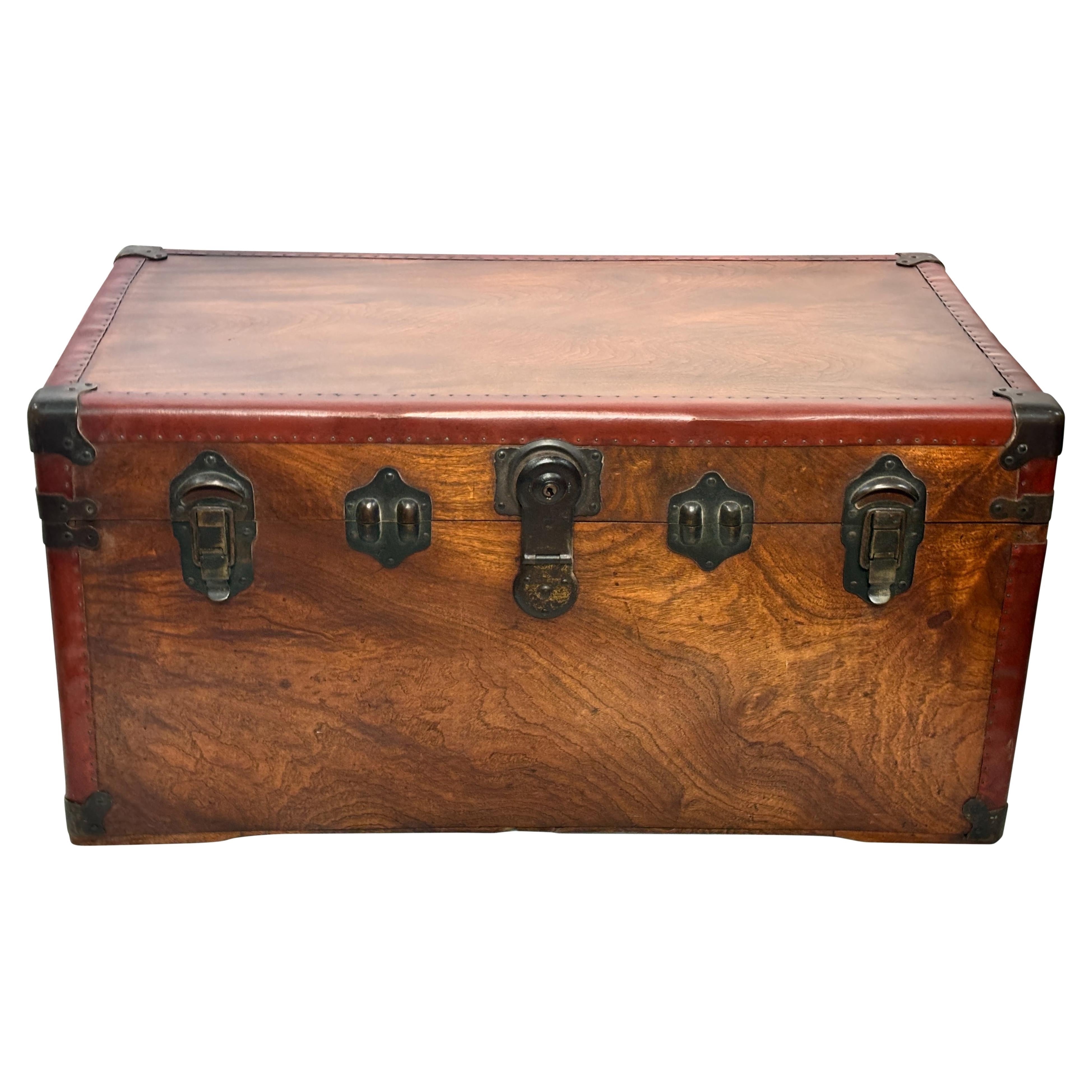 Early 20th Century American Camphor Wood Steamer Trunk
