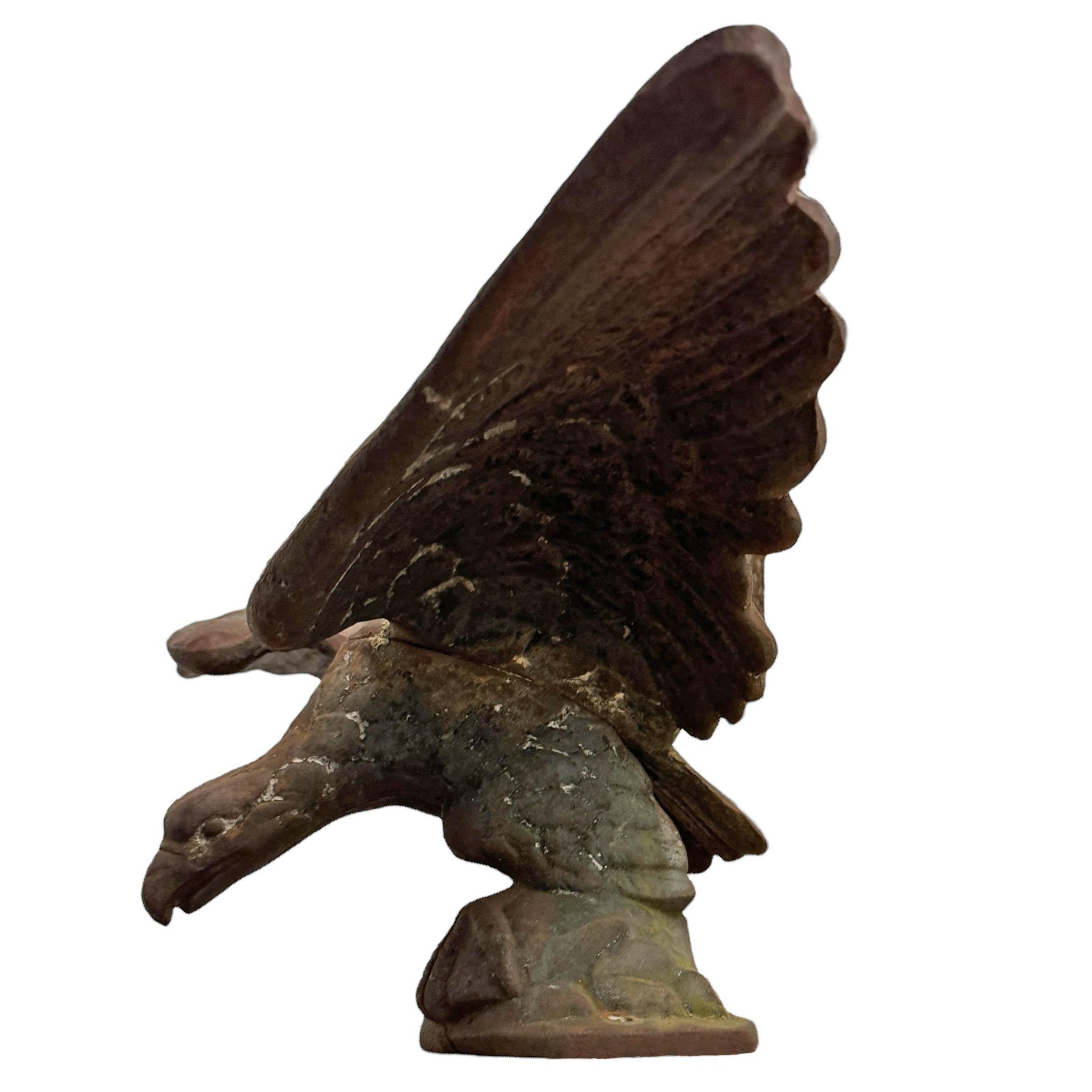 Early 20th Century American Cast Iron Eagle For Sale 2