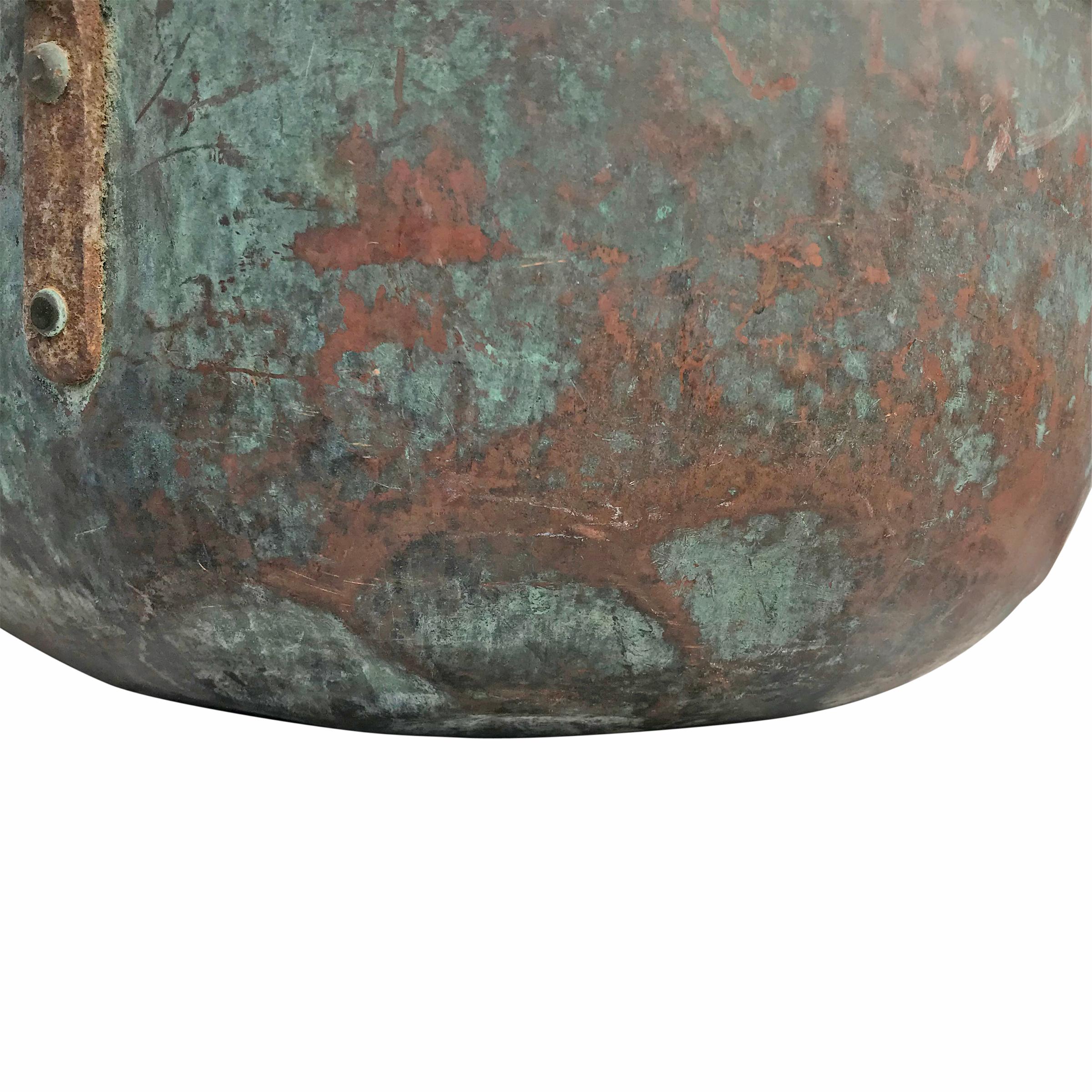 Pot de confiseur en cuivre américain du début du 20e siècle Bon état - En vente à Chicago, IL