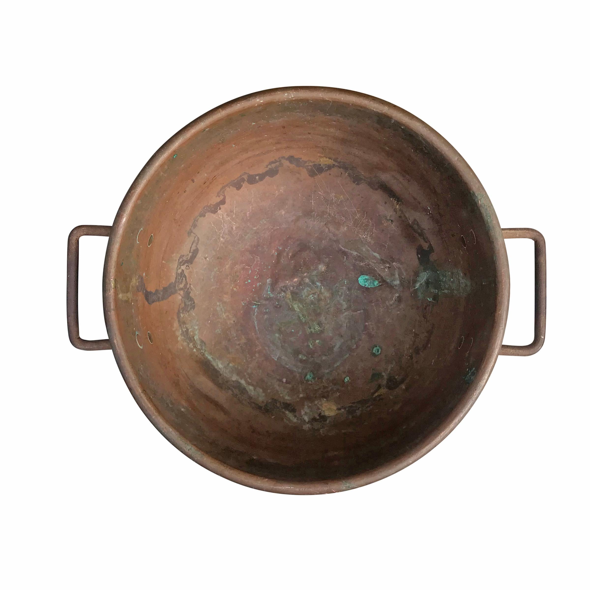 Early 20th Century American Copper Confectioner's Pot For Sale 2