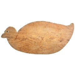 Antique Early 20th Century American Duck Cutting Board