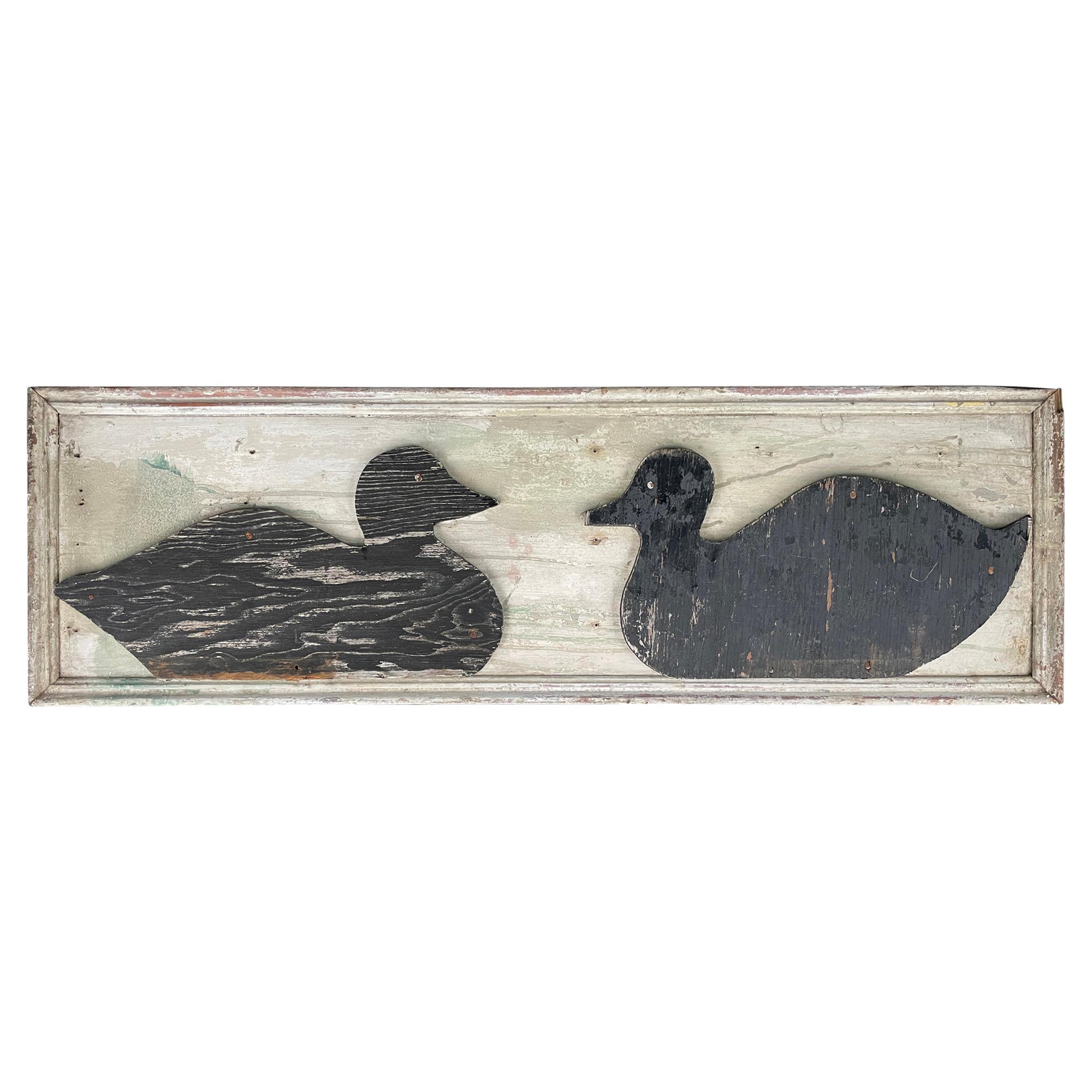 Early 20th Century American Duck Sign