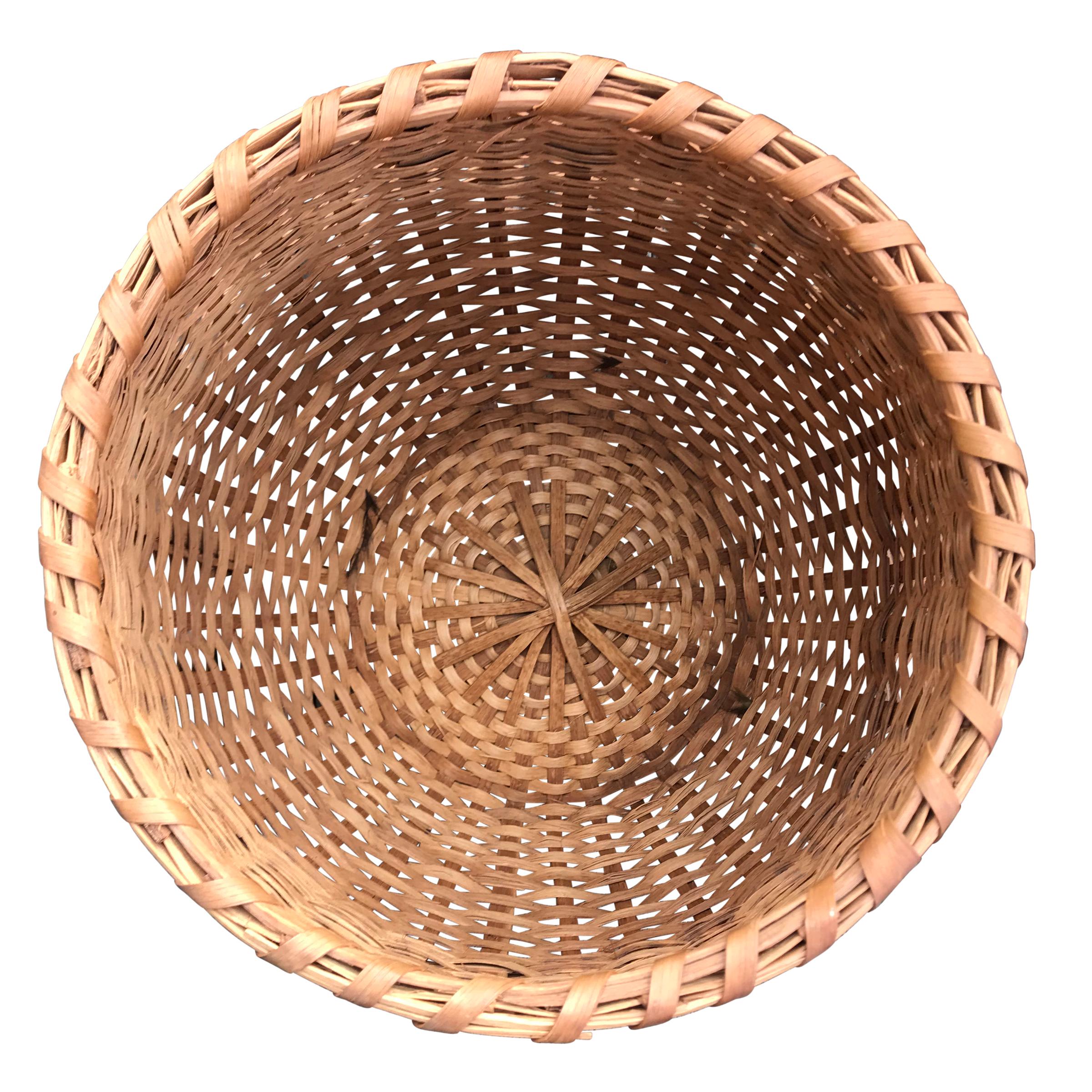 Early 20th Century American Feather Basket 1