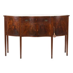 Early 20th Century American Federal Style Inlaid Mahogany Sideboard