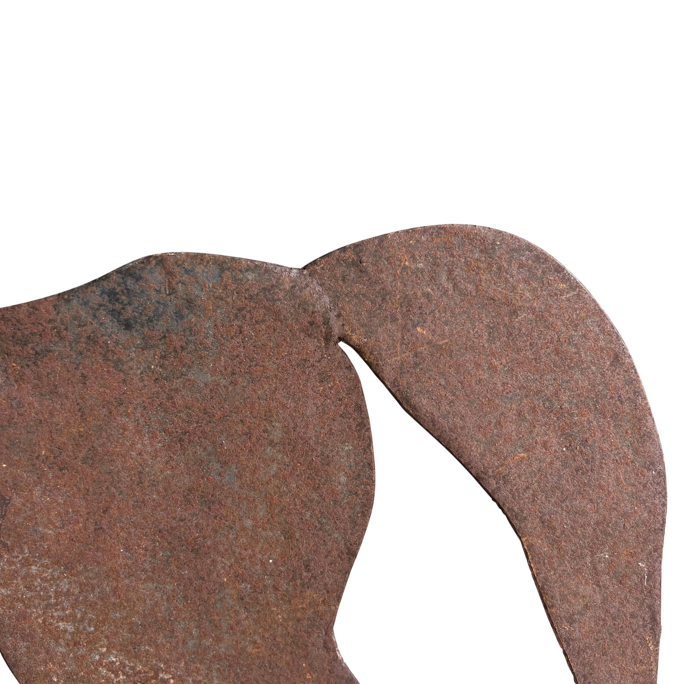 20ième siècle Girouette en forme de cheval de trait d'art populaire américain du début du 20e siècle en vente