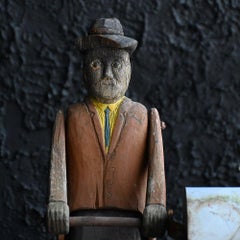 Early 20th Century American Folk Art Mechanical Whirligig Figure