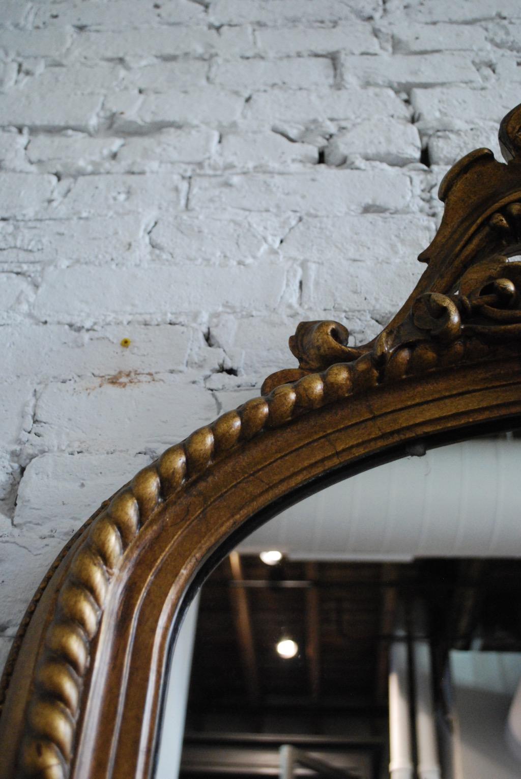 Early 20th Century, American Gilt Resin and Gesso Hall Mirror 4