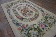 Early 20th Century American Hooked Rug ( 4'2" x 7'6" - 127 x 228 )