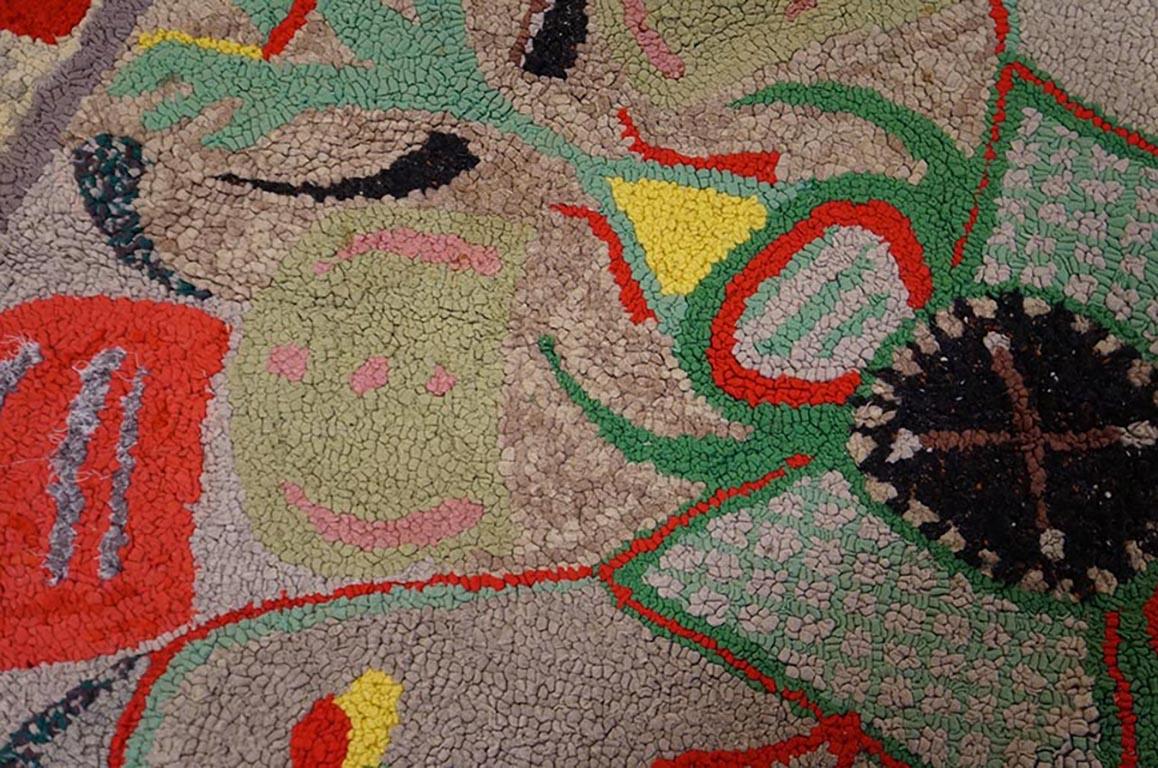 Amerikanischer Kapuzenteppich mit Kapuze aus dem frühen 20. Jahrhundert ( 6'2