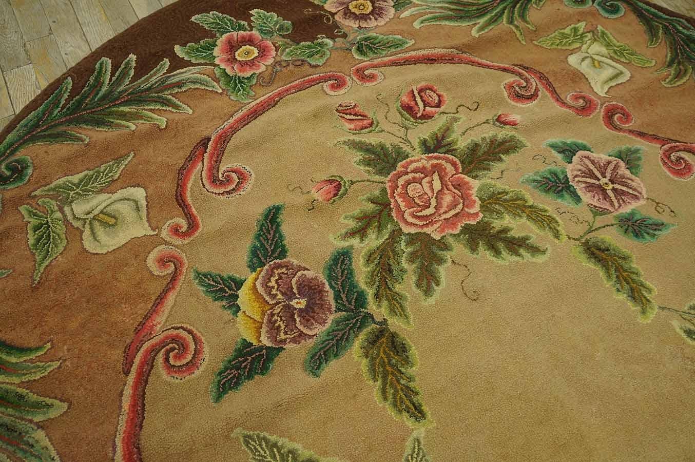 Early 20th Century American Hooked Rug ( 6'6