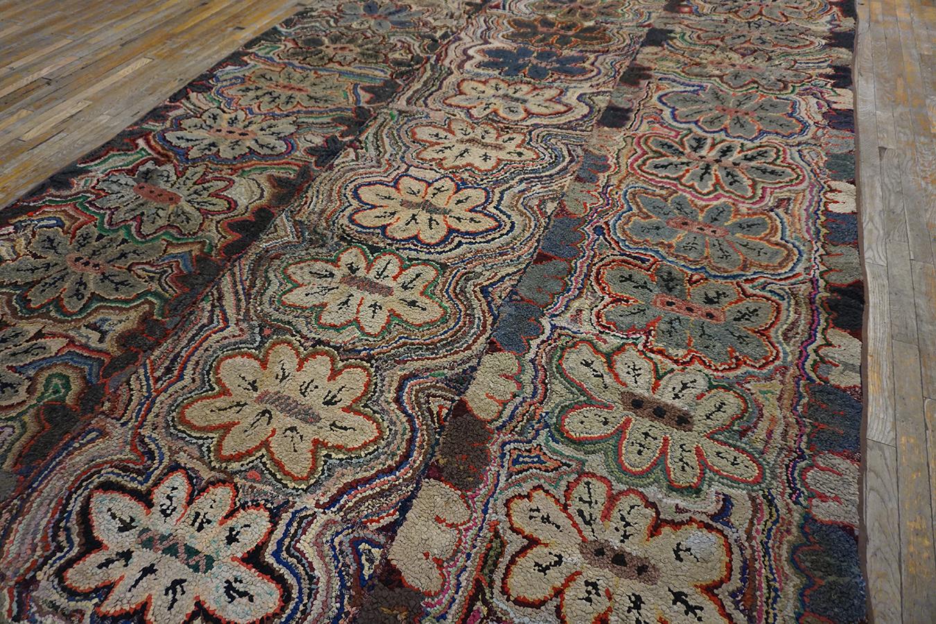 Amerikanischer Kapuzenteppich mit Kapuze aus dem frühen 20. Jahrhundert ( 8''4 x 13'' - 255 x 395)  im Zustand „Gut“ im Angebot in New York, NY