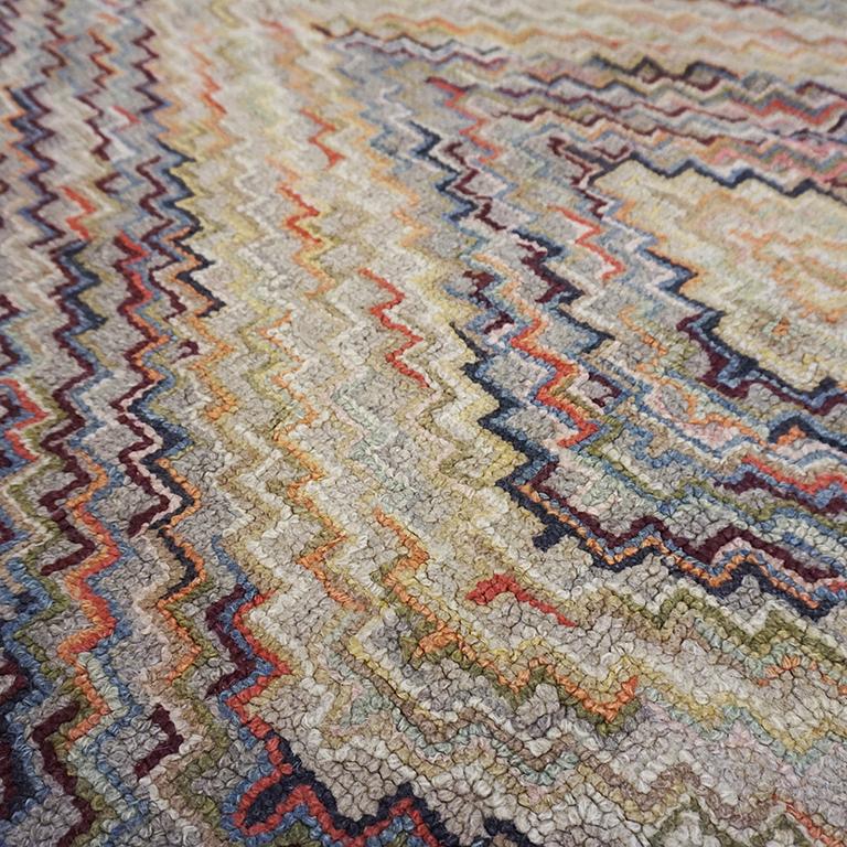 Early 20th Century American Hooked Rug For Sale 11