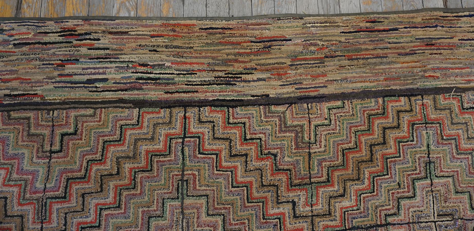 Early 20th Century American Hooked Rug  For Sale 12