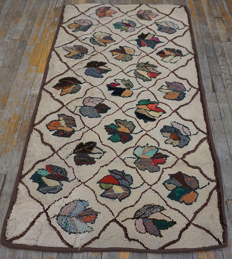 Alfombra enganchada americana de principios del siglo XX Estadounidense en venta