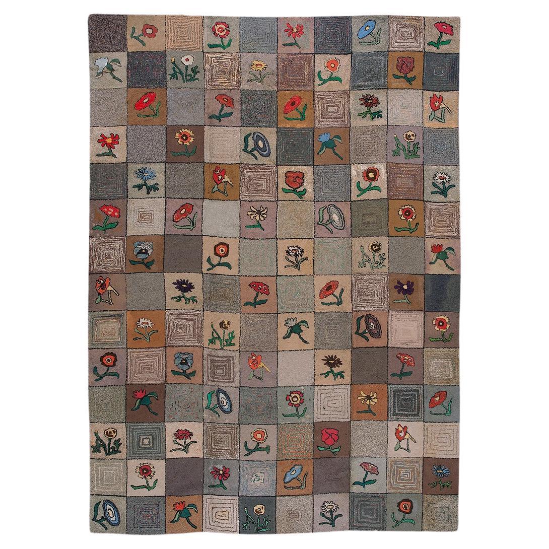 Early 20th Century American Hooked Rug