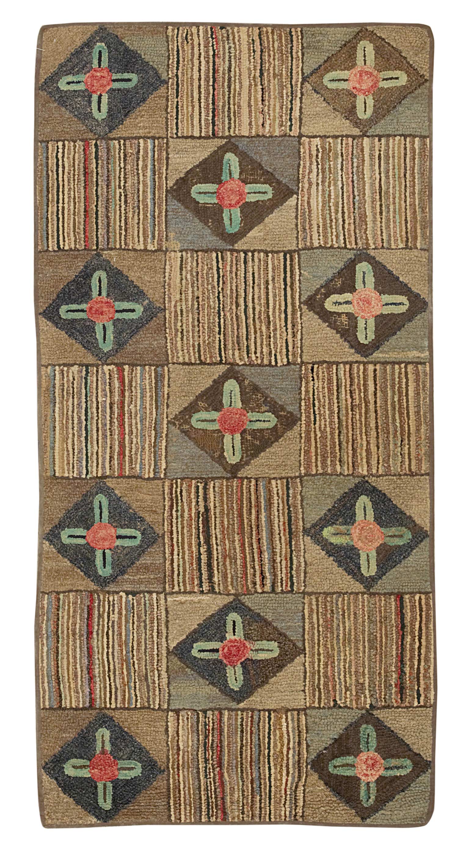 Early 20th Century American Hooked Rug