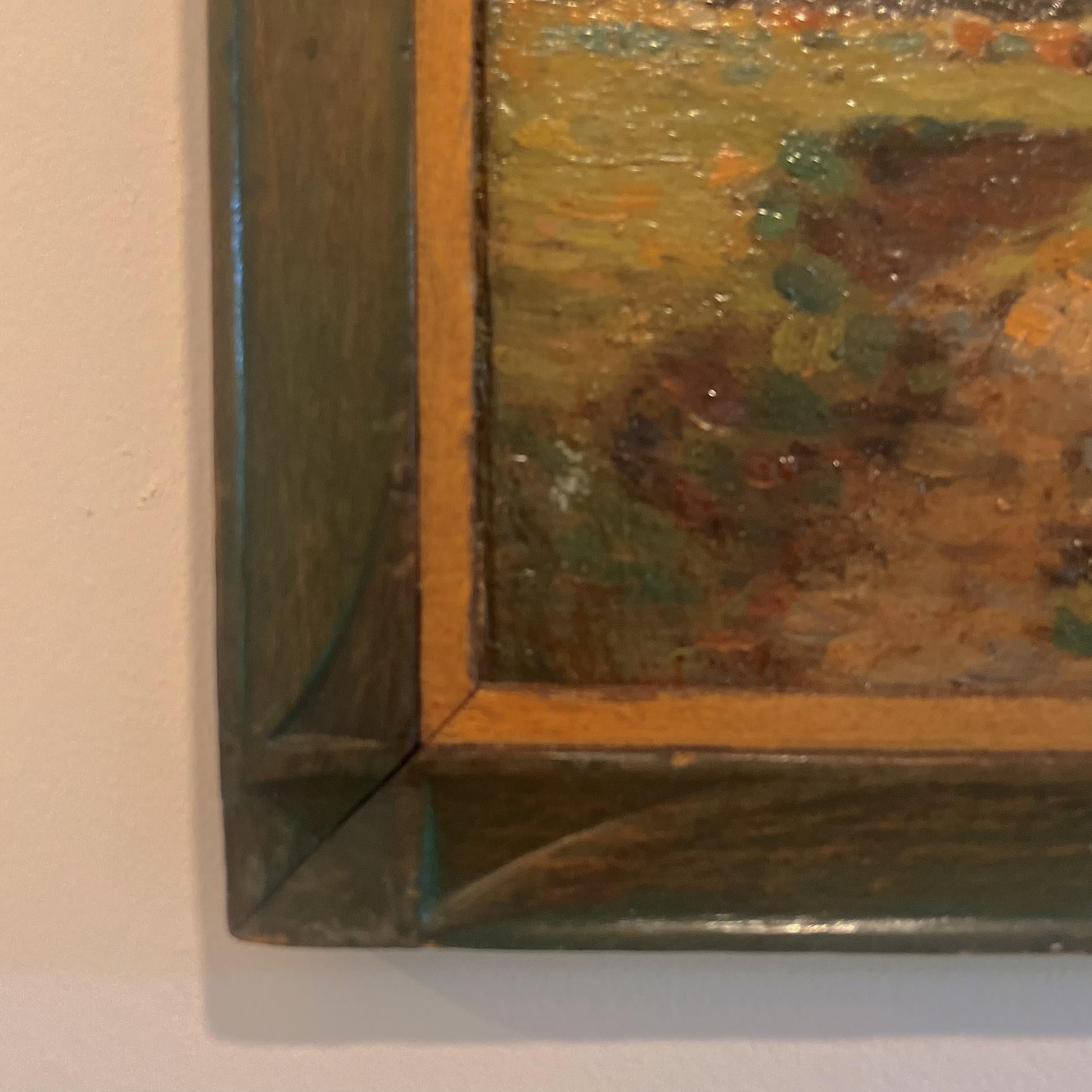 Amerikanische impressionistische Landschaft des frühen 20. Jahrhunderts, Original-Ölgemälde, signiert im Angebot 1