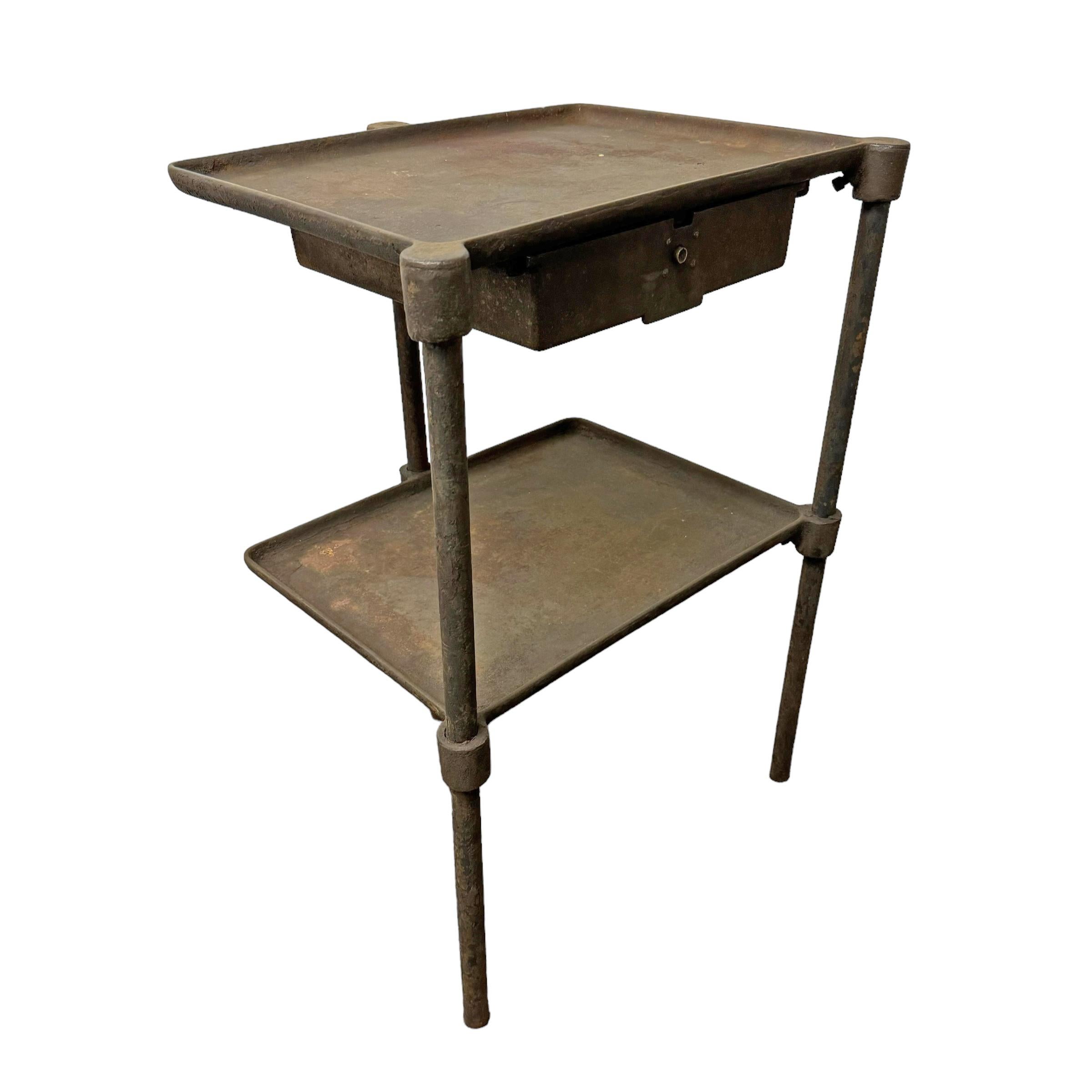 Steel Early 20th Century American Industrial Table For Sale