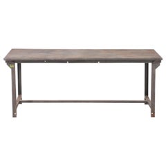 Early 20th Century American Industrial Work Table