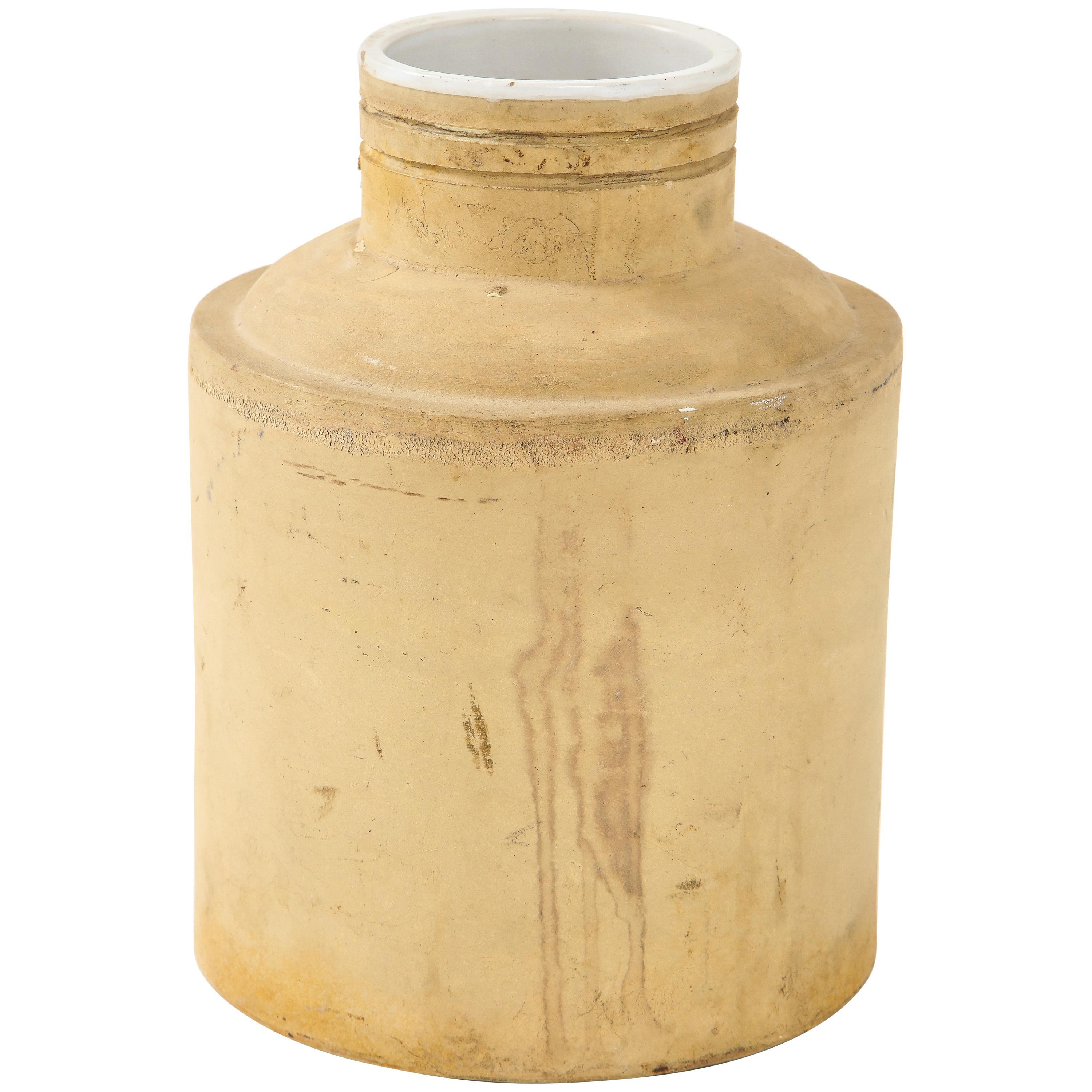 Early 20th Century American Interior Glazed Storage Vessel For Sale