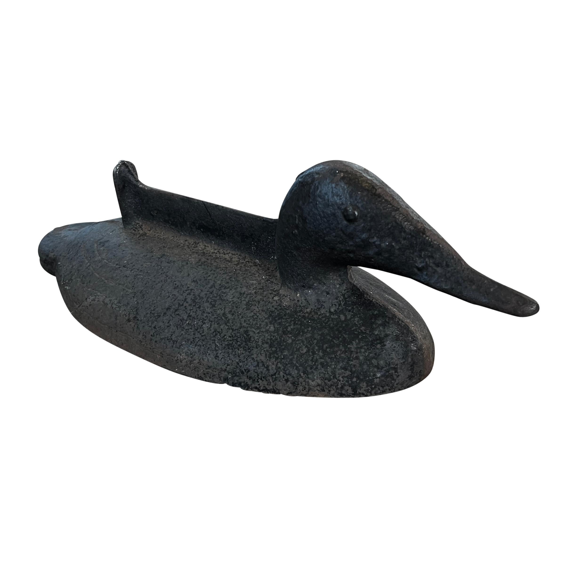 cast iron duck decoy
