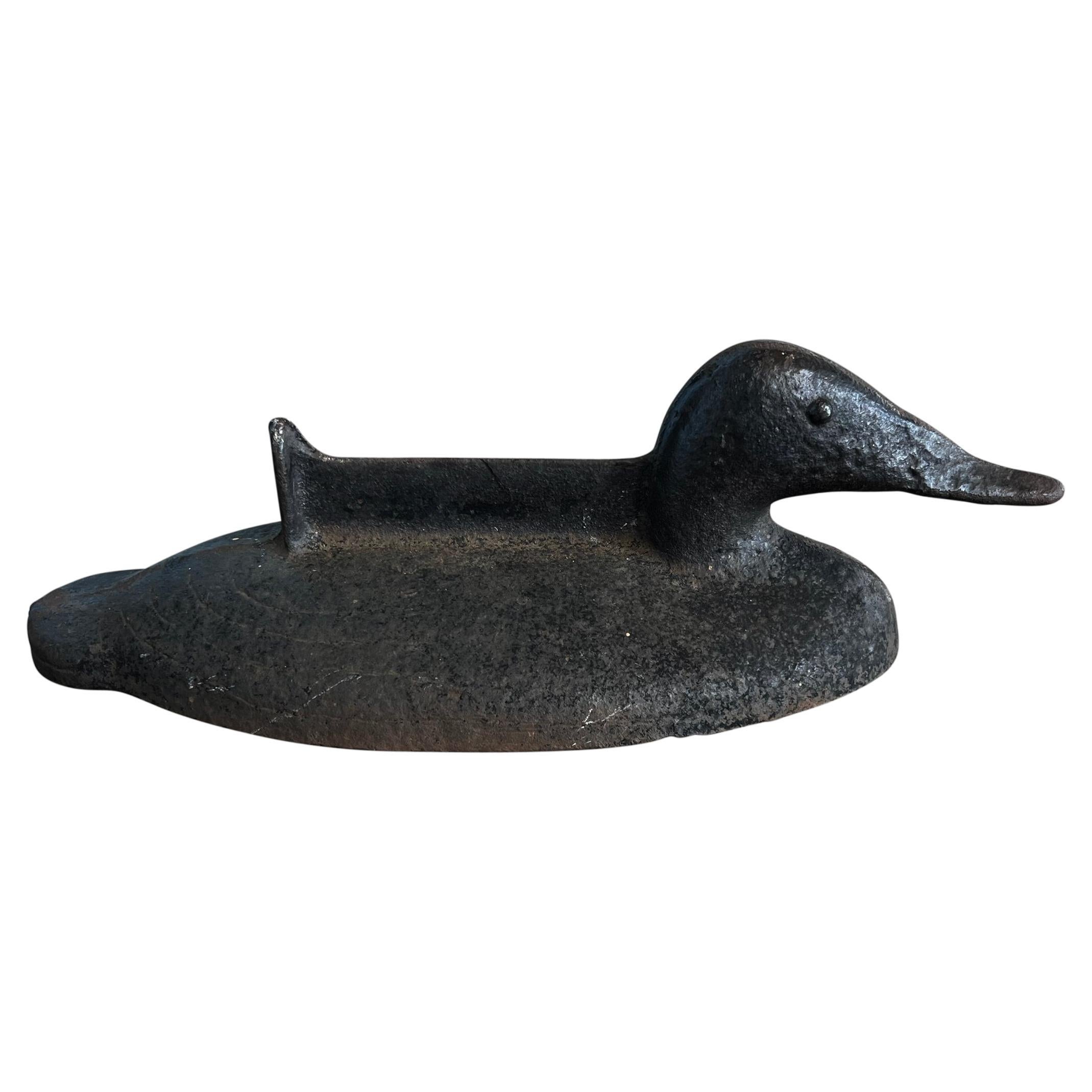 Early 20th Century American Iron Duck Boot Scrape For Sale
