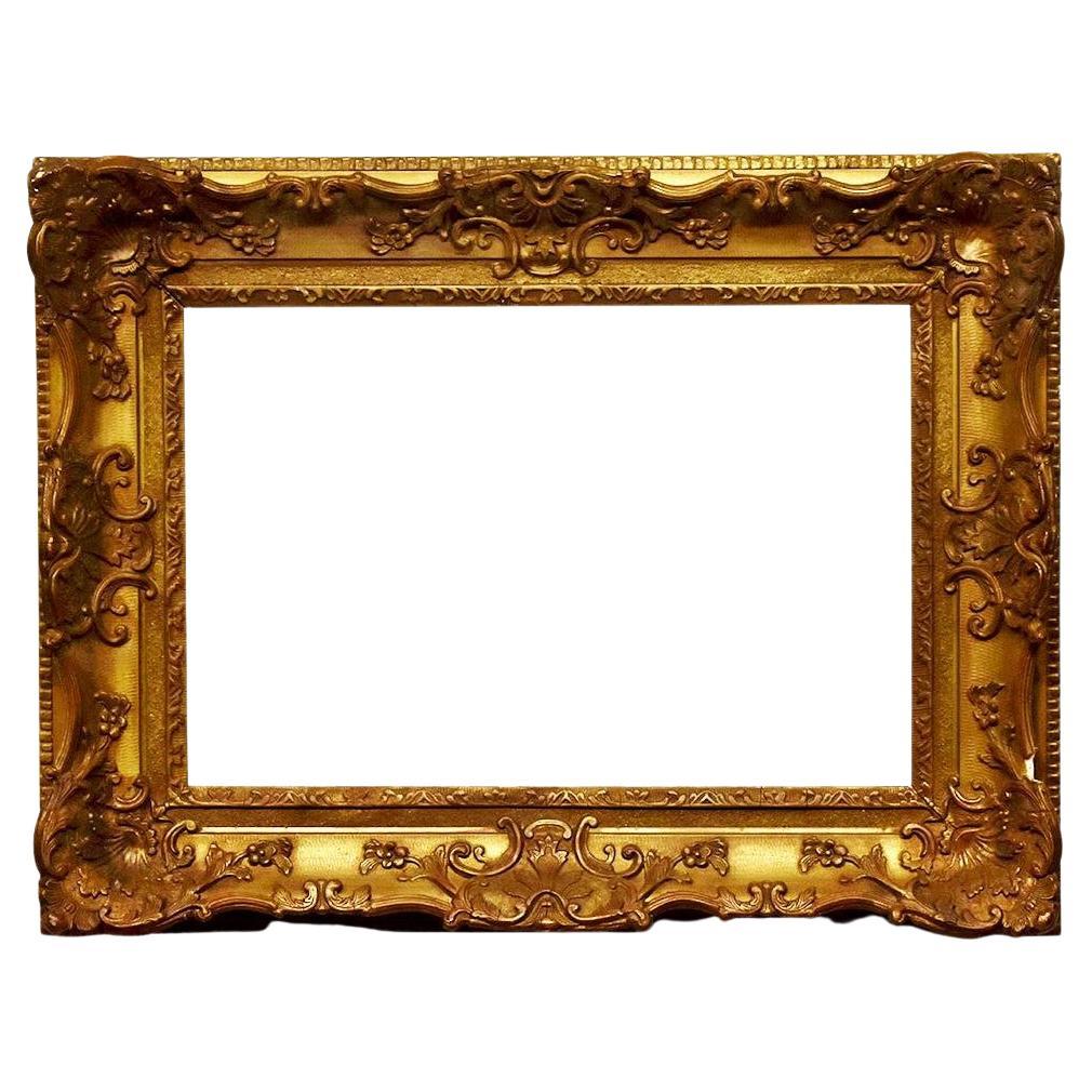 Early 20th Century American Louis XV Style 16x24 Picture Frame For Sale