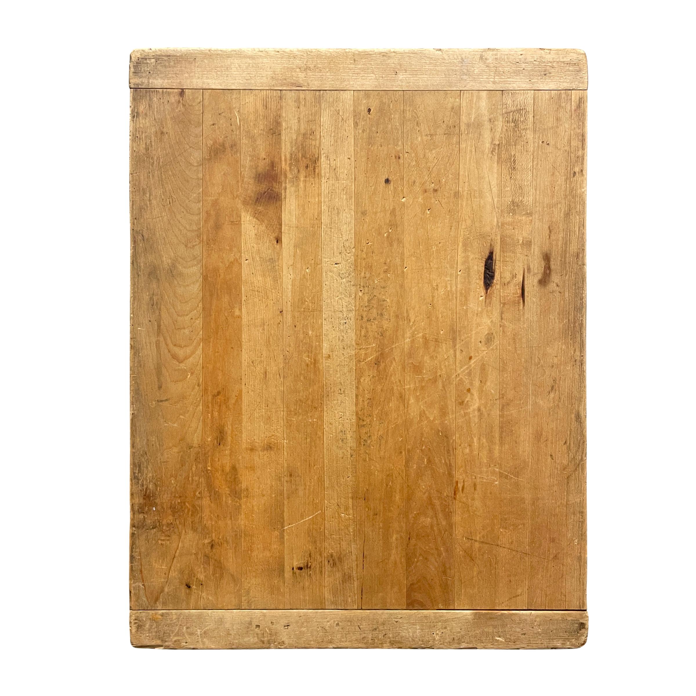 Country Early 20th Century American Maple Breadboard For Sale