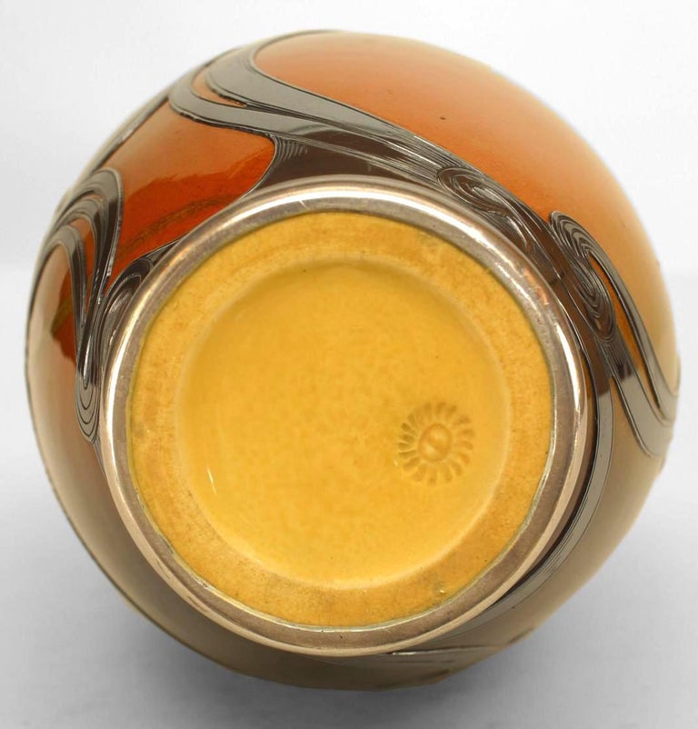 Early 20th Century American Mission, Rookwood Pottery Floral Pitcher