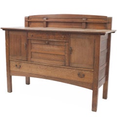 Limbert Bros Amerikanische Mission Eichenholz Sideboard