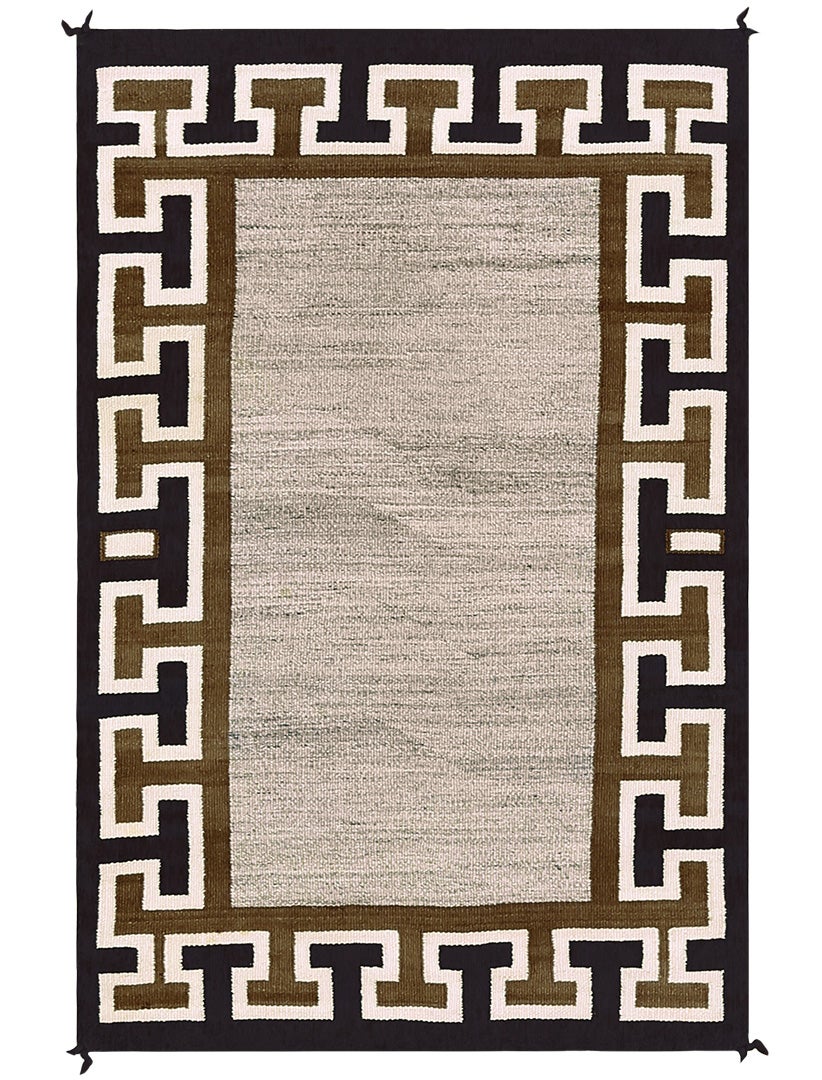 Tappeto Navajo americano dei primi del Novecento 3' 2 "x4' 9" in vendita
