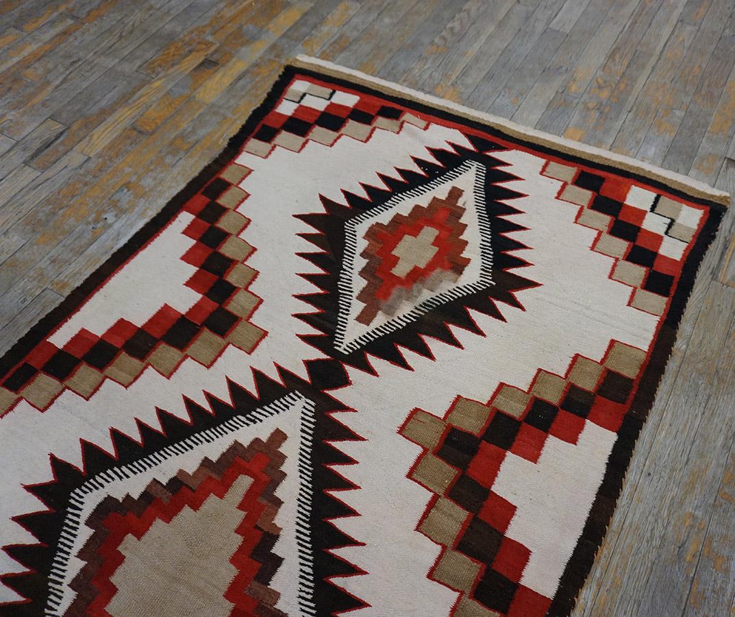 Early 20th Century American Navajo Carpet ( 3'4
