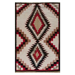 Early 20th Century American Navajo Carpet ( 3'4" x 5'2" - 102 x 157 )