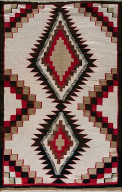 Early 20th Century American Navajo Carpet ( 3'4" x 5'2" - 102 x 157 )