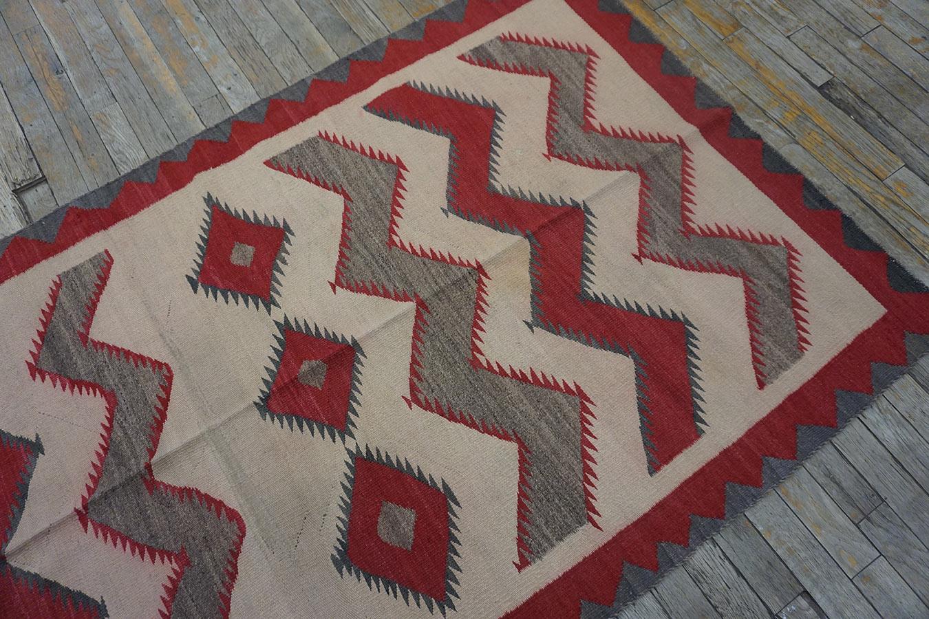 Early 20th Century American Navajo Carpet ( 3'7