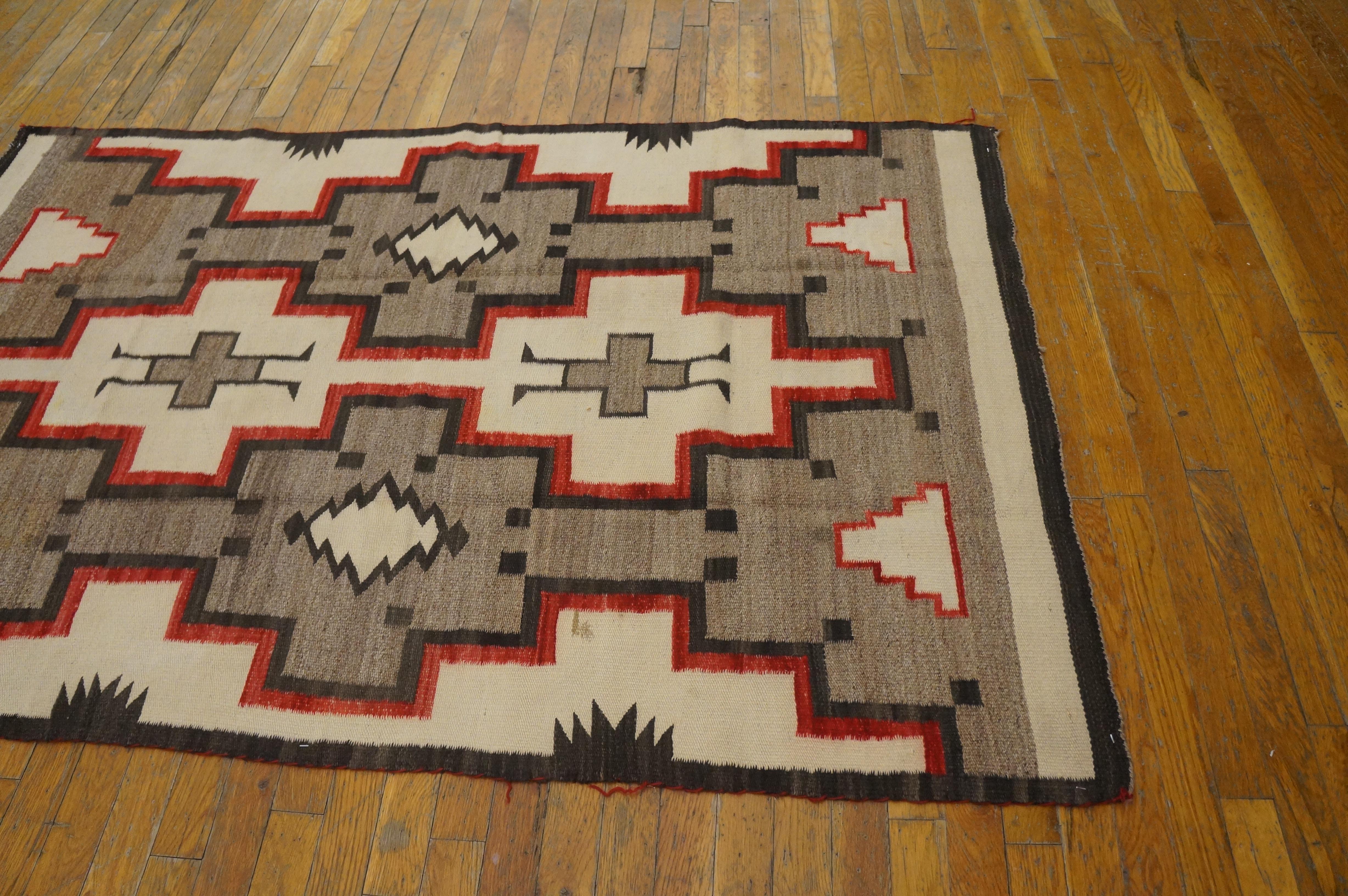 Early 20th Century American Navajo Carpet ( 3'8