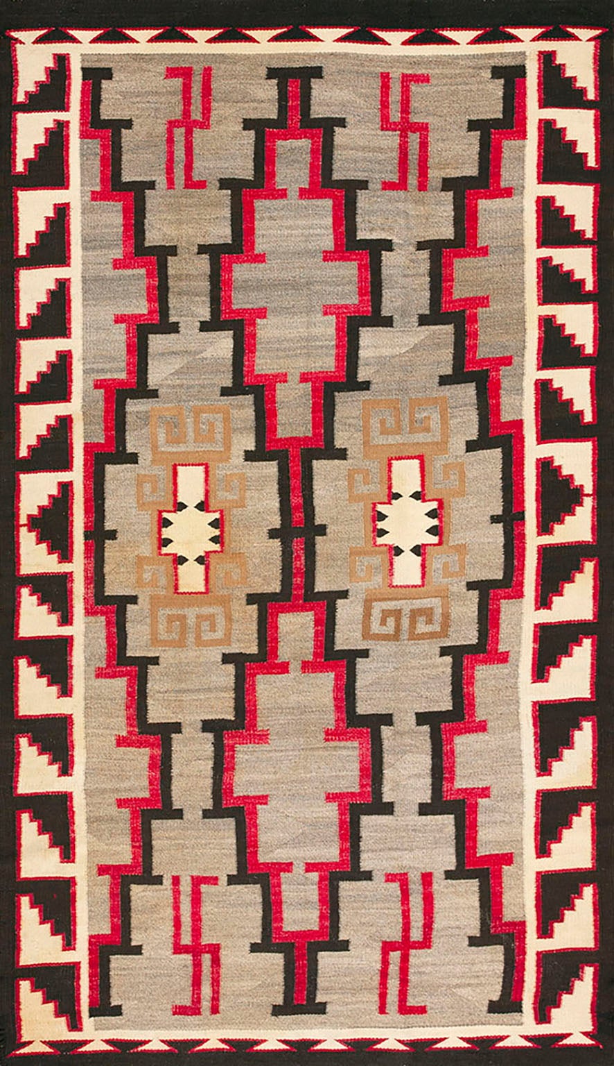 Early 20th Century American Navajo Carpet ( 4' 9" x 8' 2" - 145 x 250 cm )