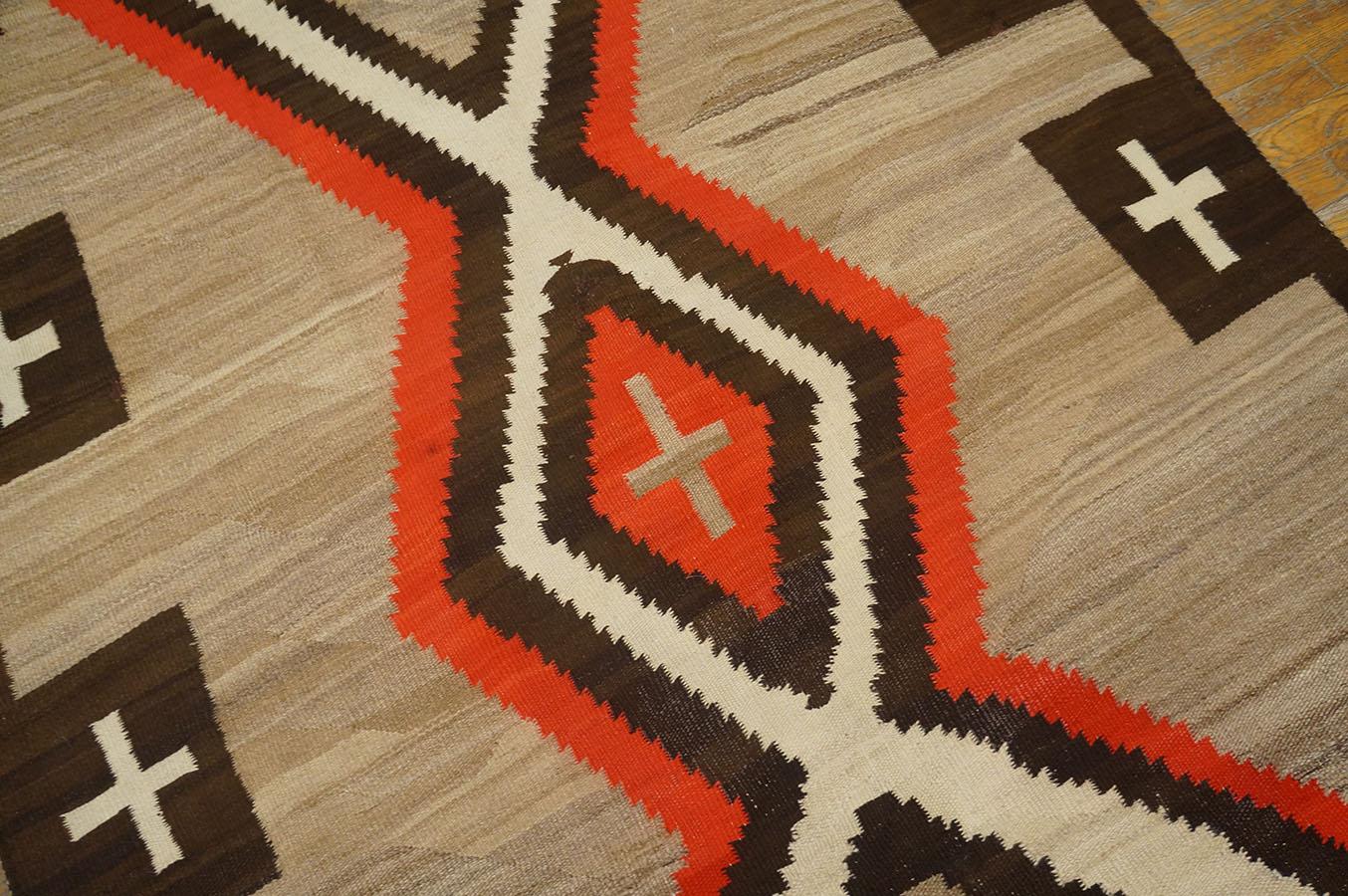 Early 20th Century American Navajo Carpet ( 4'9