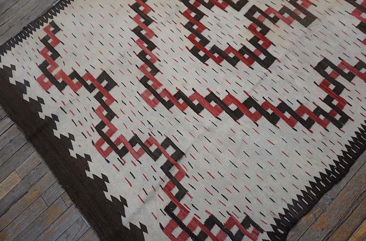 Alfombra Navajo Americana de principios del siglo XX ( 5' x 6'10