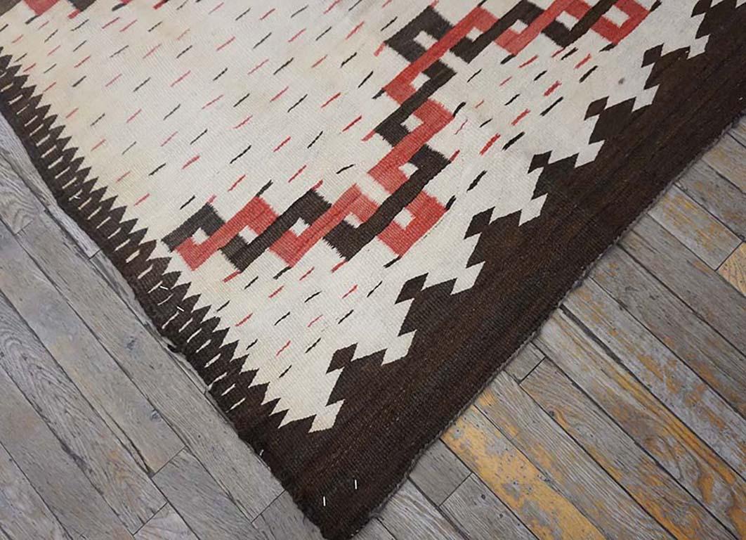 Alfombra Navajo Americana de principios del siglo XX ( 5' x 6'10
