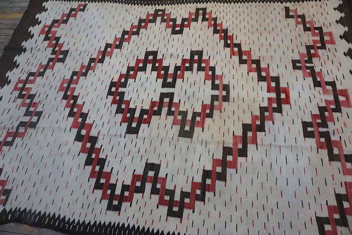 Alfombra Navajo Americana de principios del siglo XX ( 5' x 6'10