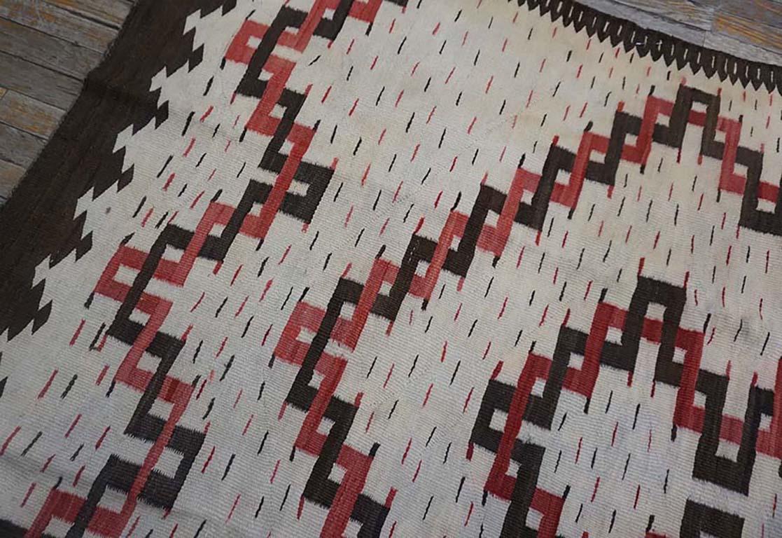 Alfombra Navajo Americana de principios del siglo XX ( 5' x 6'10
