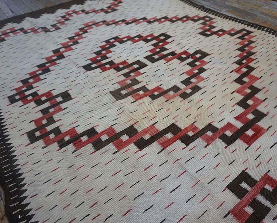 Alfombra Navajo Americana de principios del siglo XX ( 5' x 6'10