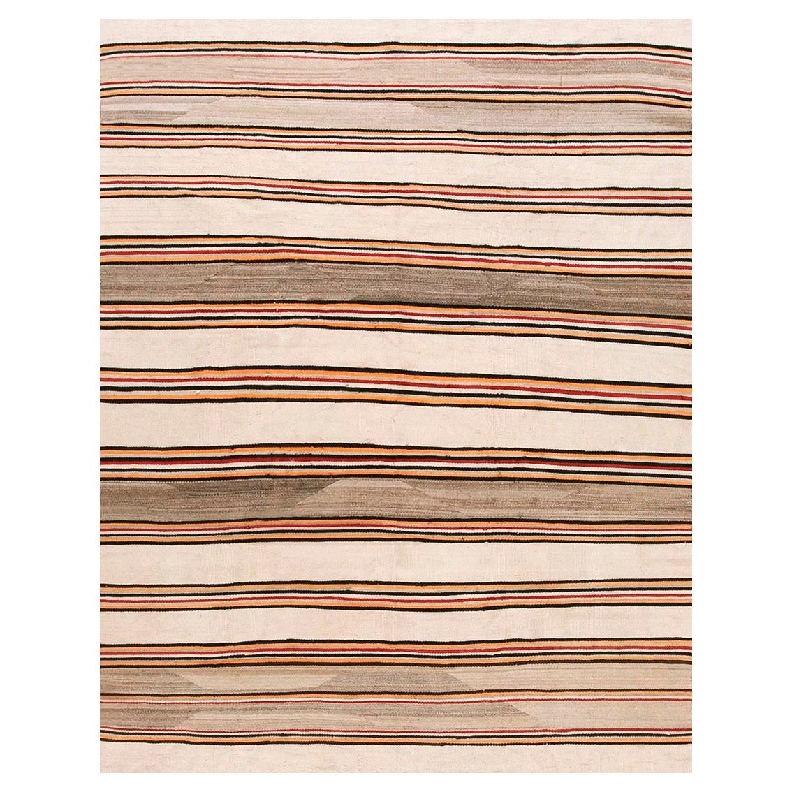 Alfombra navajo americana de principios del siglo XX ( 5 x 6'6" - 152 x 198 ) en venta