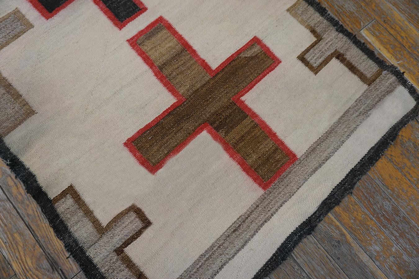 Early 20th Century American Navajo Carpet  For Sale 5