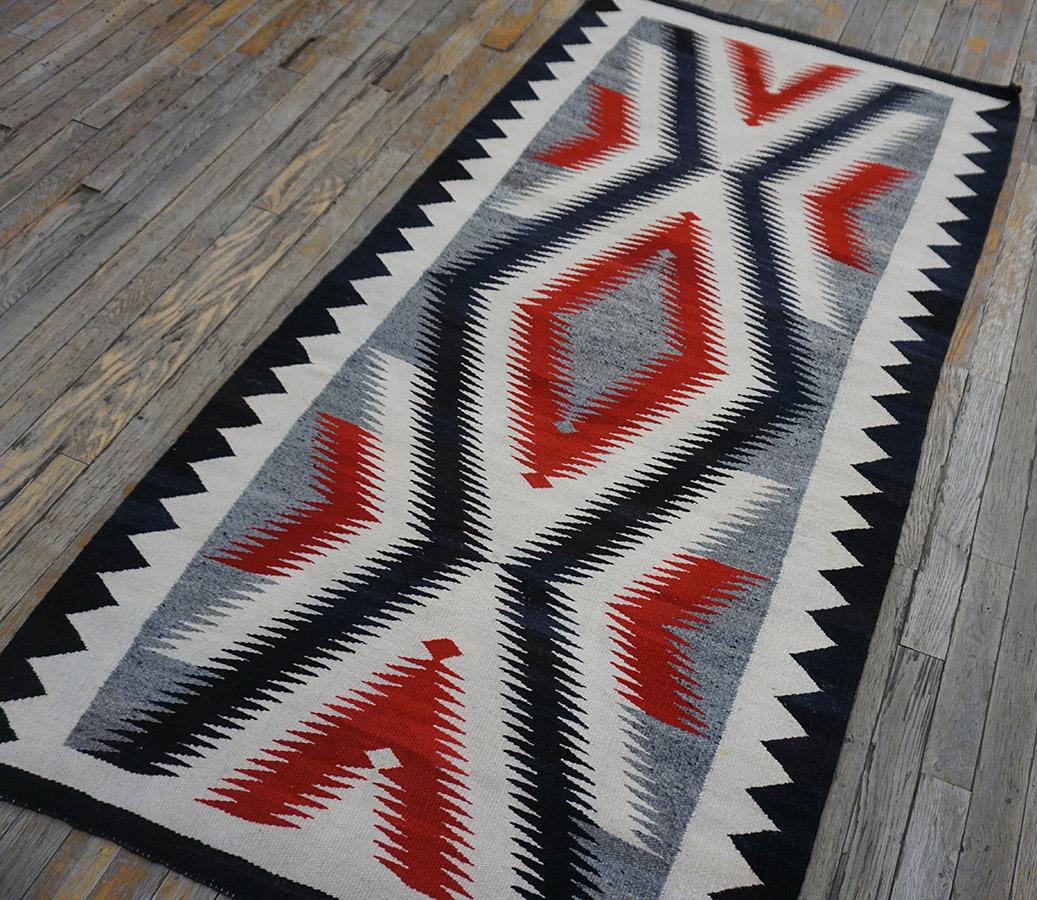 Early 20th Century American Navajo Carpet For Sale 7
