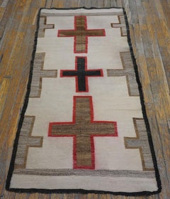 Tappeto Navajo americano dei primi del Novecento ( 2'6" x 4'6" - 75 x 145 )