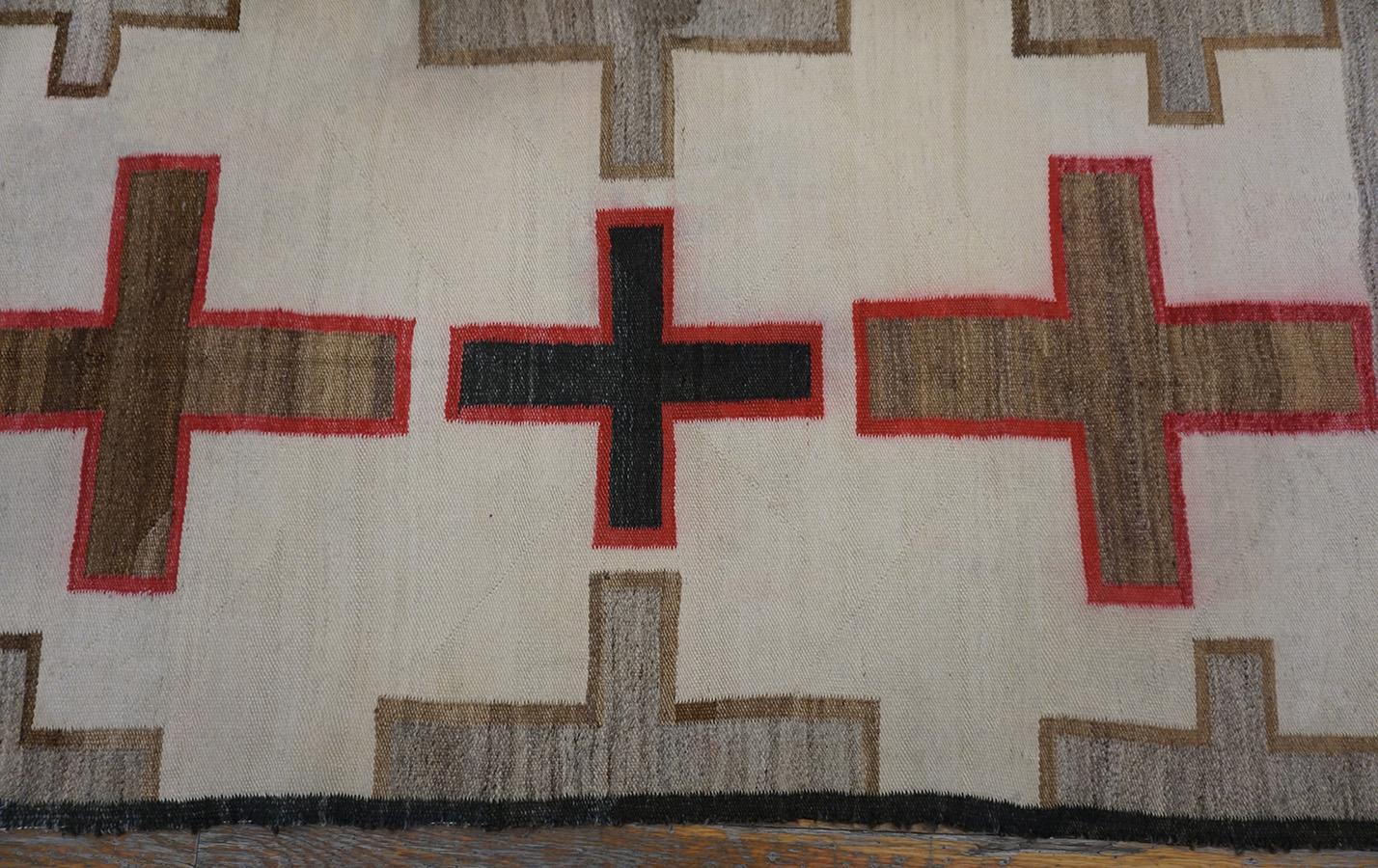 Hand-Woven Early 20th Century American Navajo Carpet  For Sale