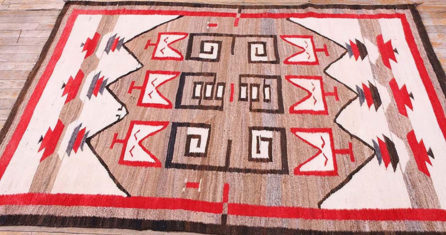 Alfombra navajo americana de principios del siglo XX Tejido a mano en venta