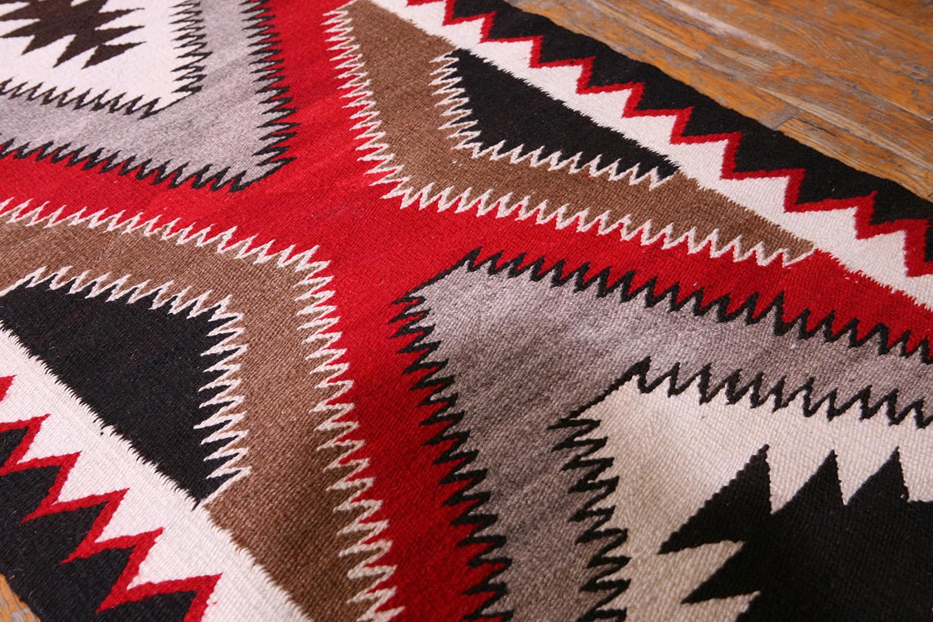 Wool Early 20th Century American Navajo Carpet ( 2'2